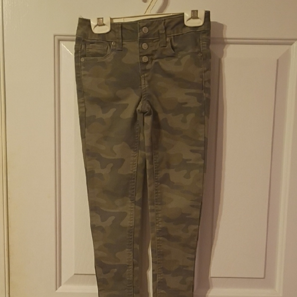 Girls Camouflage Mudd Pants